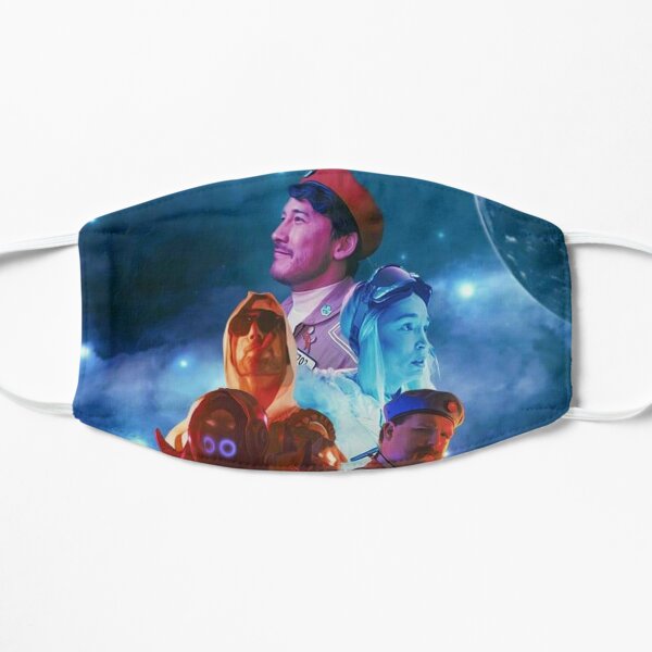 In space with markiplier Flat Mask RB1107 product Offical markiplier Merch